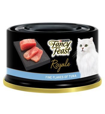 FANCY FEAST Adult Royale Fine Flakes of Tuna Wet Cat Food - 85G