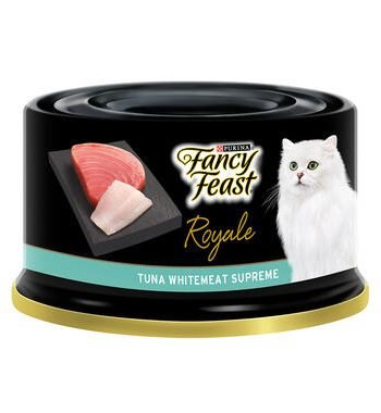 FANCY FEAST Adult Royale Tuna Whitemeat Supreme Wet Cat Food - 85G