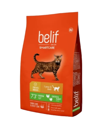 Belif Premium Cat Dry Food Chicken & Turkey - 7.5KG