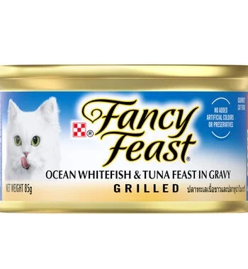 FANCY FEAST® Grilled Ocean Whitefish & Tuna Feast in Gravy - 85G