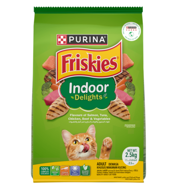 FRISKIES® Adult Indoor Delights Dry Cat Food - 1KG